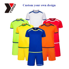 2017 Enfant Football Porter Top Qualité Sec Fit Pas Cher Formation Personnalisée Vert Football Uniforme Kit Sublimation Soccer Jersey